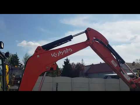 Mini koparka KUBOTA U27-4 , 2017 rok