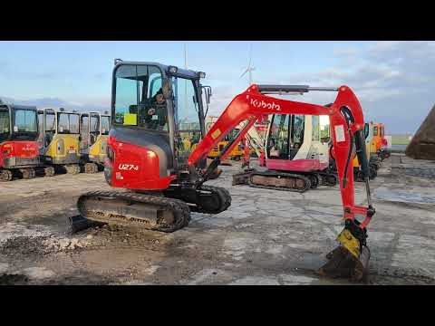Mini koparka KUBOTA U27-4 , 2018 rok