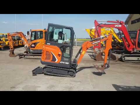 Mini koparka DOOSAN DX 19 , 2016 rok